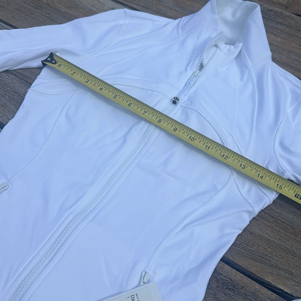 Lululemon Define Jacket Nulu White size 6 NWT 🤍 - Picture 5 of 8